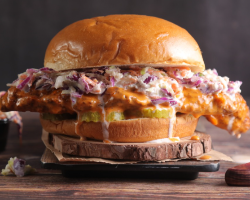 Hakuna Chicken Mapel Sriracha Burger